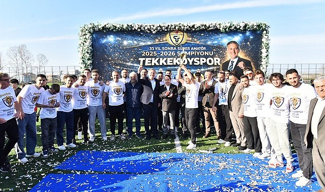 Namağlup Tekkeköyspor Şampiyonluğunu Kutladı!