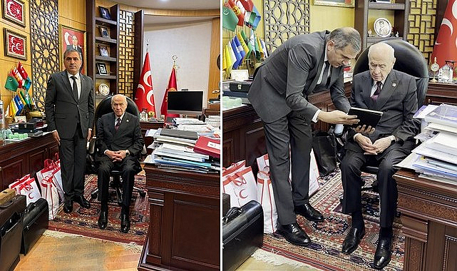 MHP Samsun İl Başkanı Burhan Mucur’dan Lider Bahçeli’ye Ziyaret! ‘Samsun Çalışmalarını Arz Ettik’!