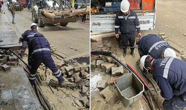 YEDAŞ, Havza’daki Sel Felaketinin Ardından Sahada Kesintisiz Çalışıyor!