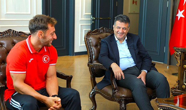 Başkan Doğan Millî Sporcuyu Ağırladı!